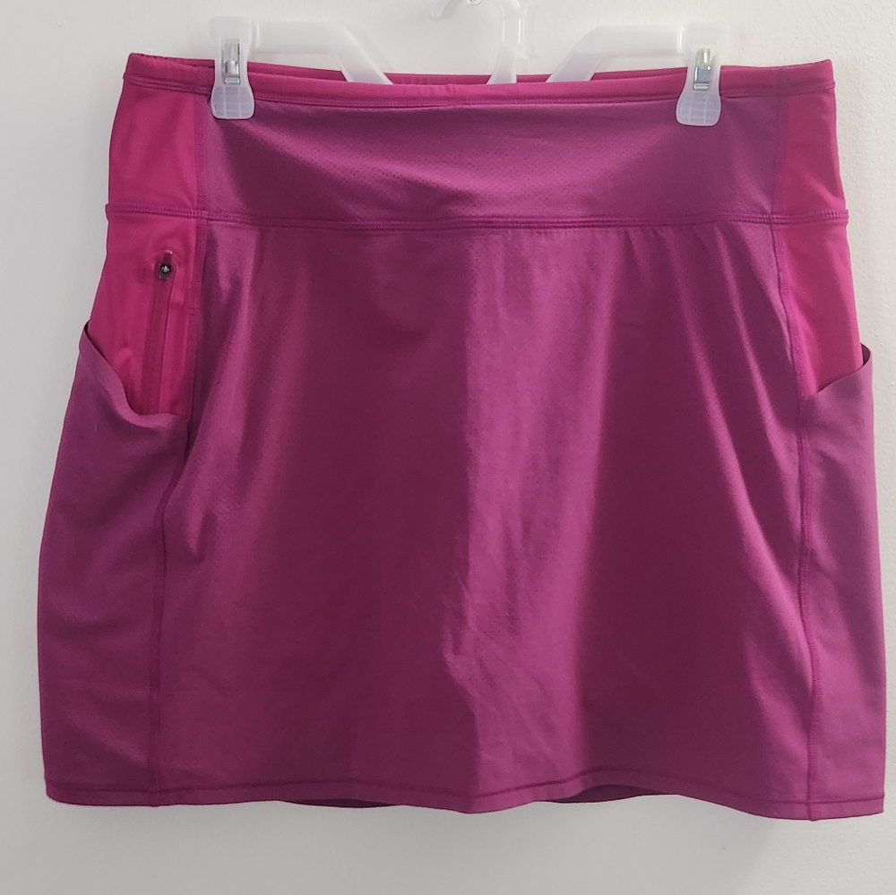Athleta Action Skort Dobby Magenta  Medium M Skirt